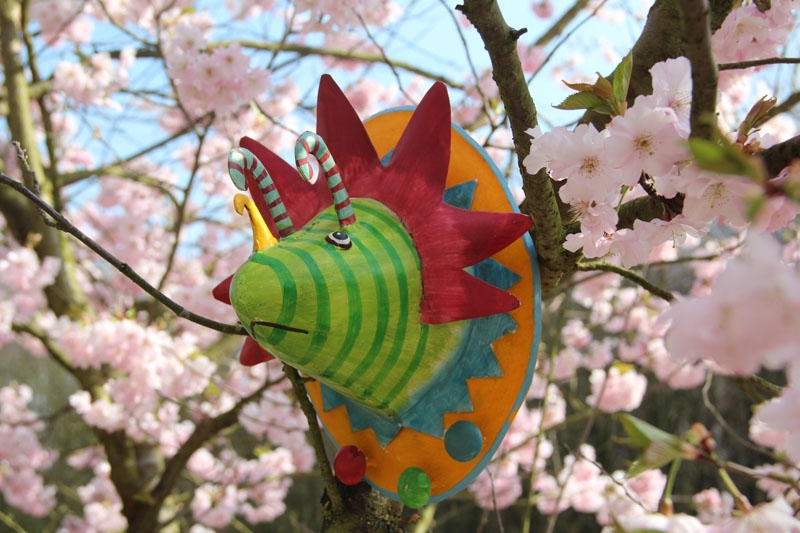 grüner Dino-Indoor-Wandhaken