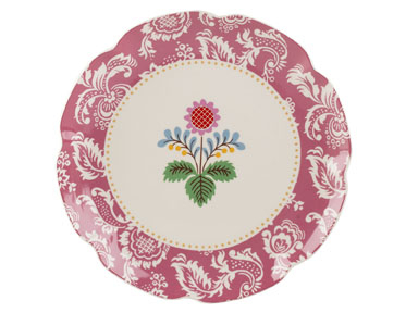 Frühstücksteller - Folk - pink