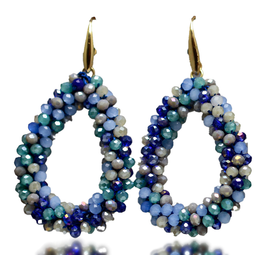 Glitzerohrring Meeresrauschen