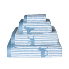 blauer Labrador auf Streife - Waschlappen