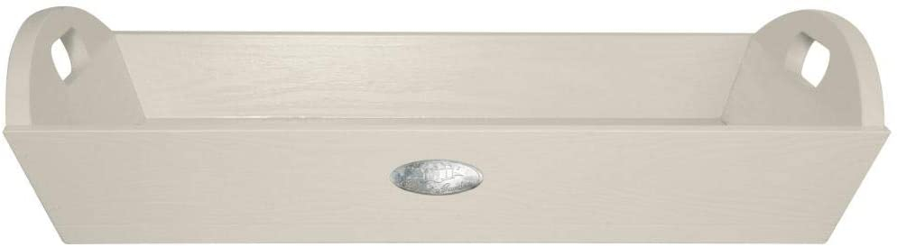 Tablett aus Holz in weiß