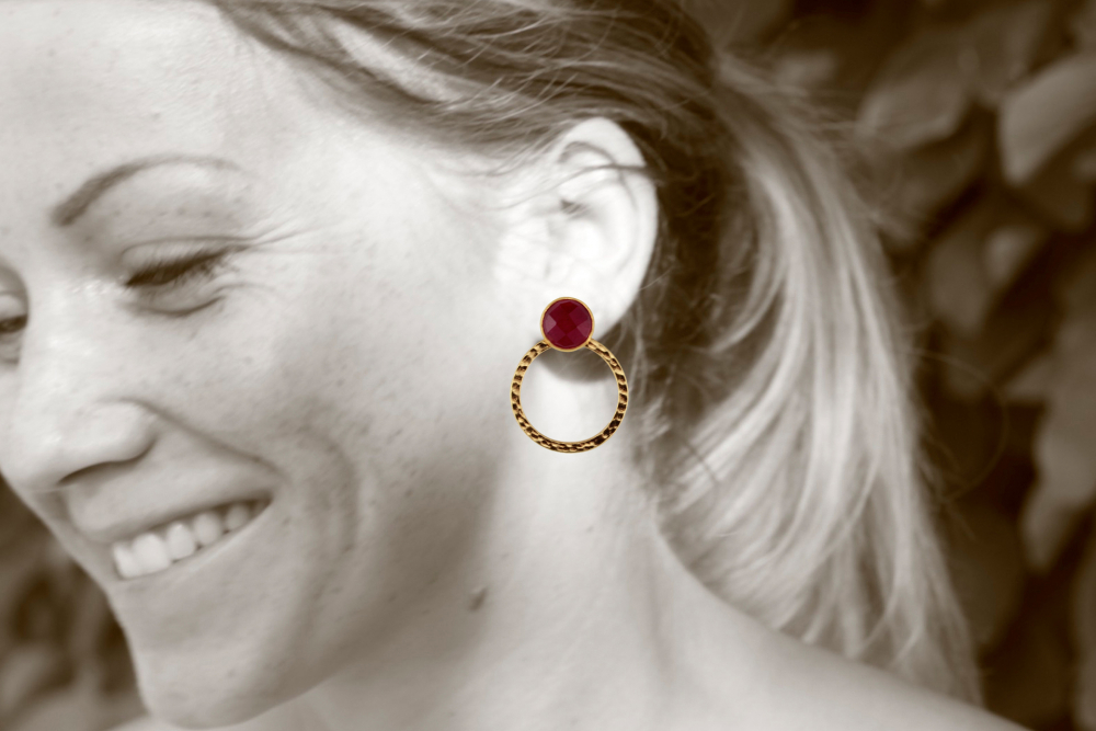 Gehämmerte Creole an Rubin