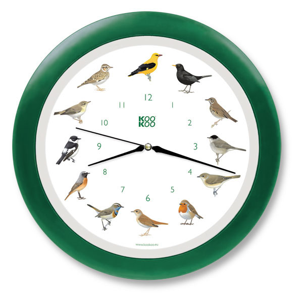 Singende Vogeluhr - verschiedenen Farben