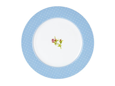 Speiseteller - English Garden - blue