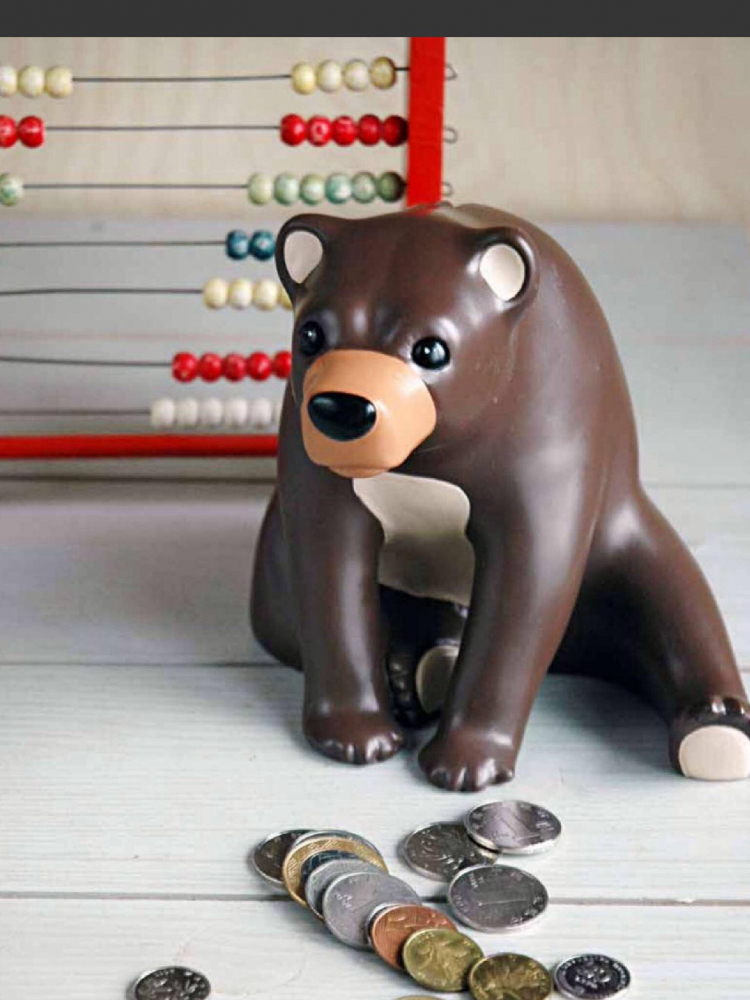 Börsen-Bär-Spardose