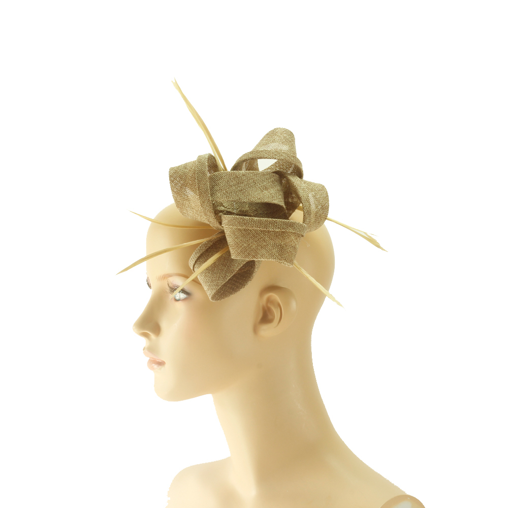 Fascinator - Knoten - Weizen
