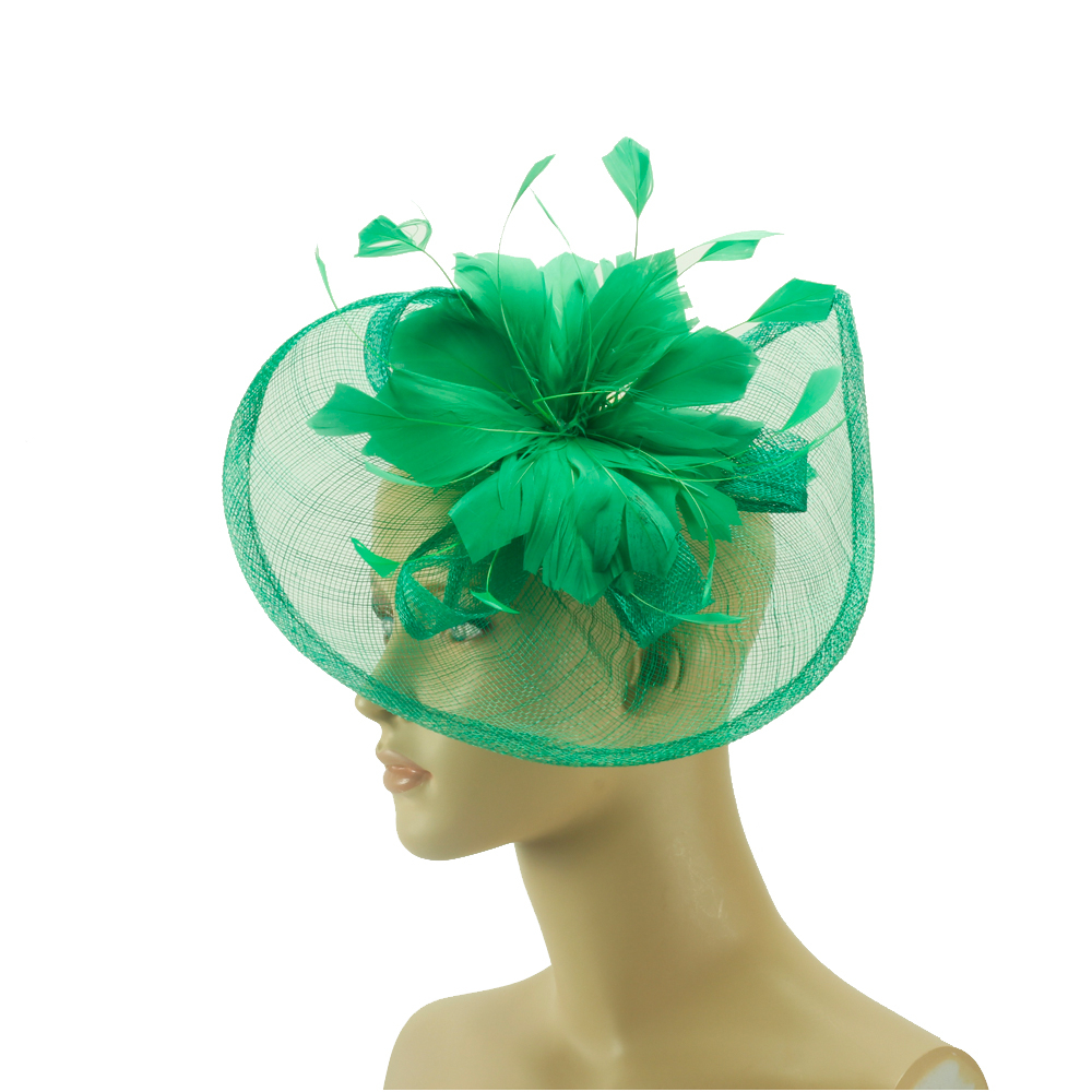 Fascinator - grüne Eleganz