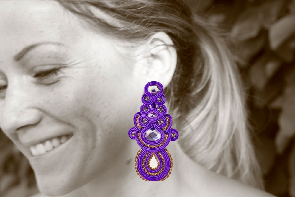 Soutache in lila