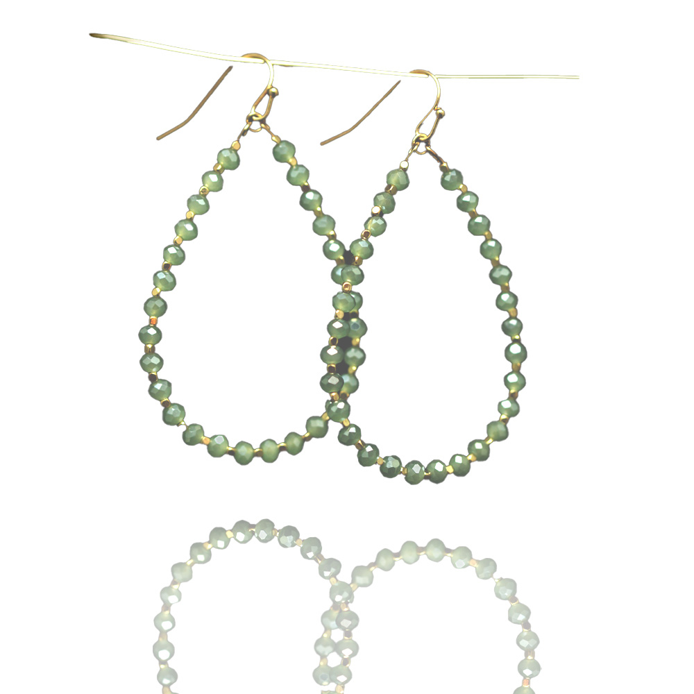 Zarte Tropfen-Ohrringe