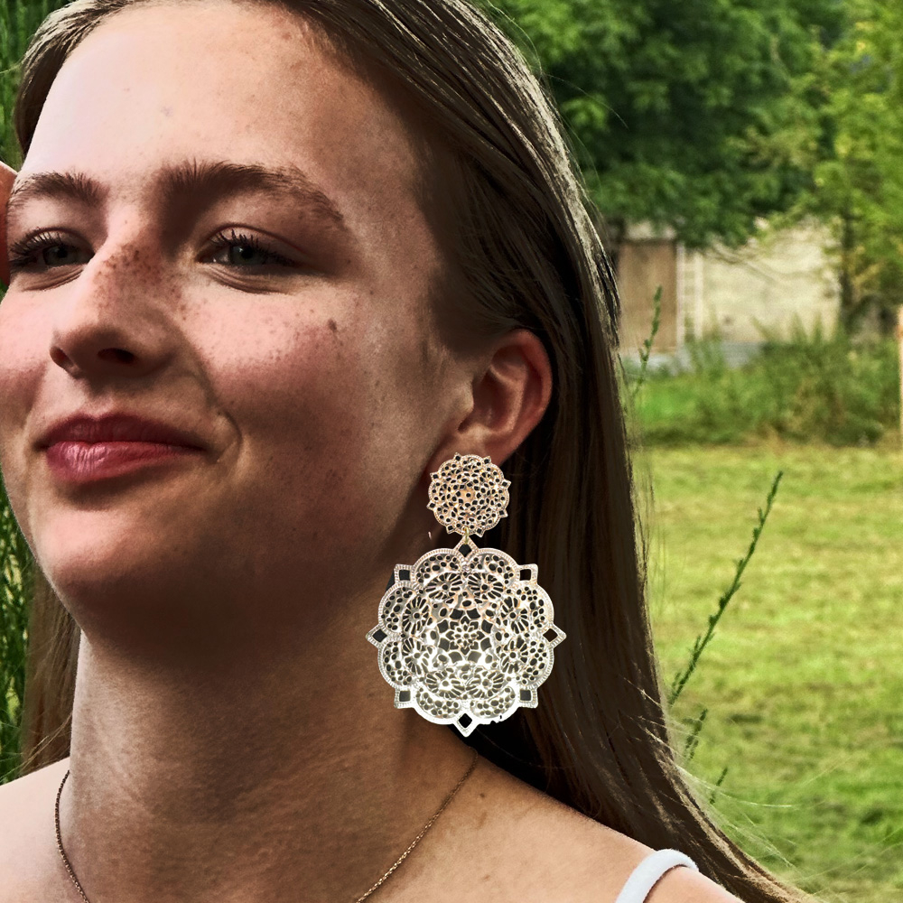 Filigrane Mandala-Ohrringe aus Messing – Eine Hommage an zeitlose Eleganz und Handwerkskunst