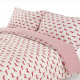 Dackel - Bettwäsche - pink/rot