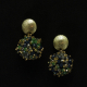 Elegante Blau-Grüne Ohrringe mit Kugelanhängern - Ein Blickfang für jeden Anlass
