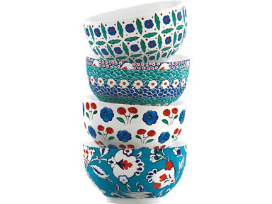 4er Set kleiner Schüsseln - Iznik