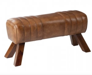 Leder-Sitzbank