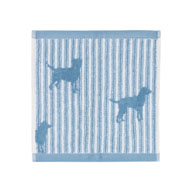 blauer Labrador auf Streife - Waschlappen