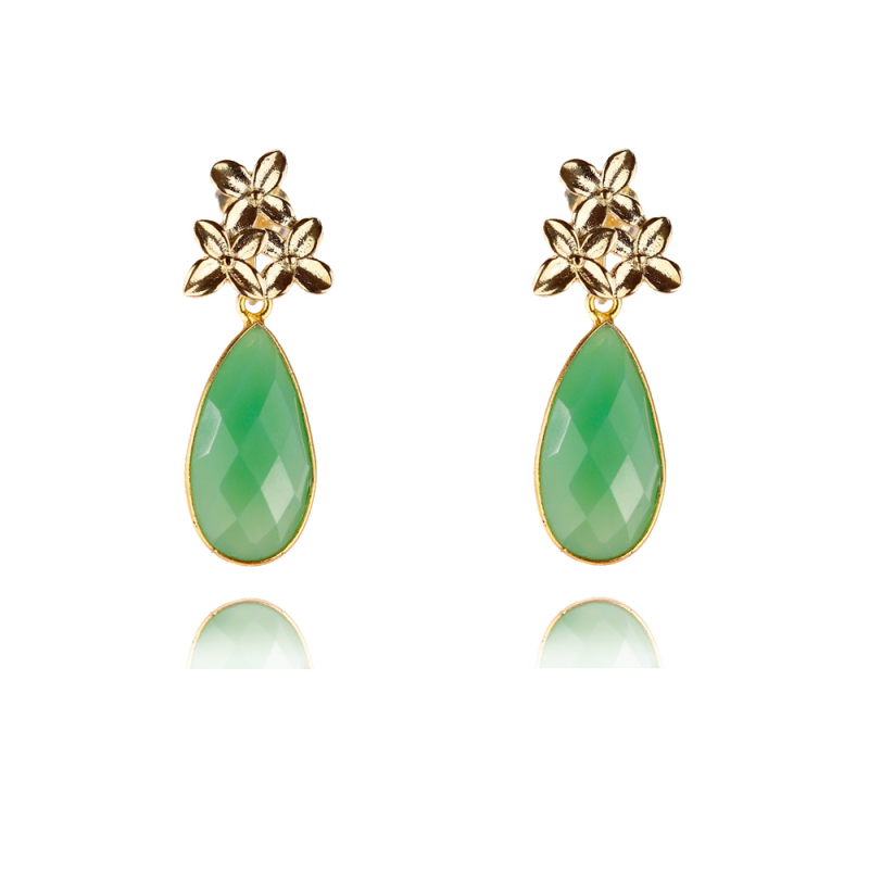 Blüte mit Chrysopras