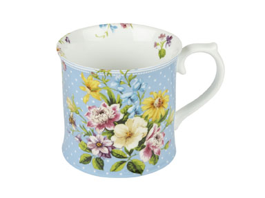 Becher - English Garden - blue