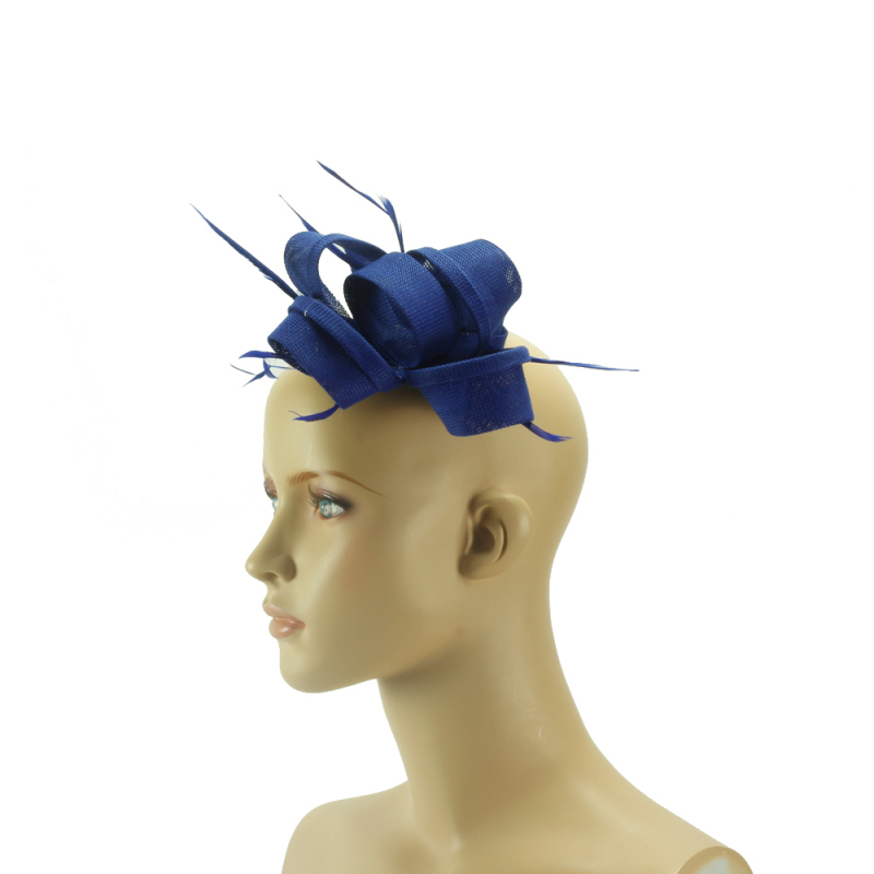 Fascinator - Knoten - dunkelblau
