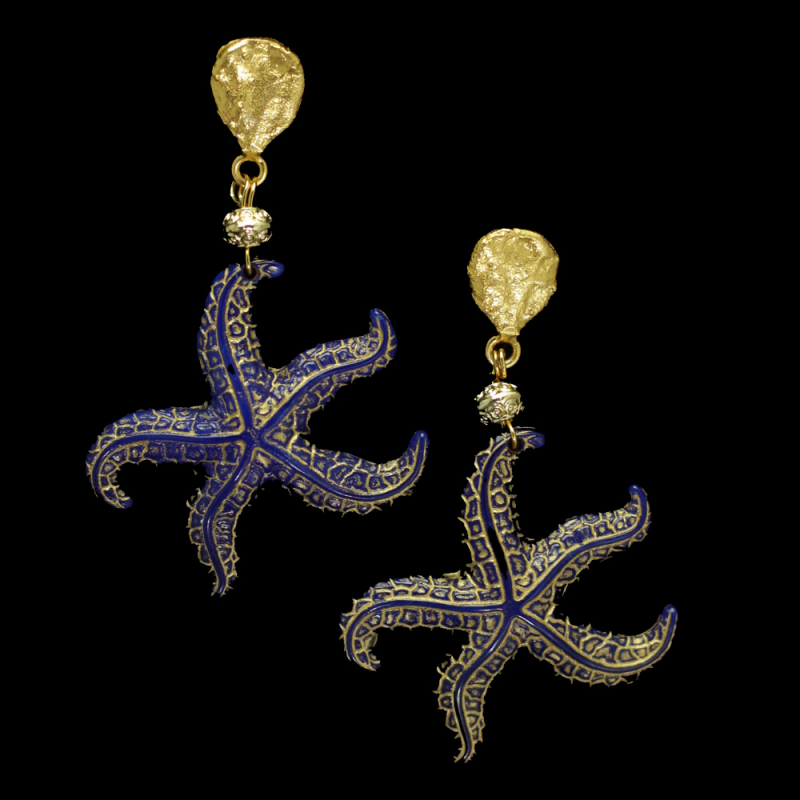 Maritimer Charme: Ohrringe mit Seestern-Design